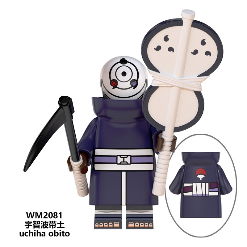 Mô Hình Đồ Chơi Lắp Ráp  Nhân Vật Naruto Wm6105 Sasuke Itachi
