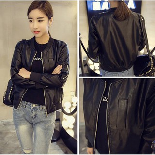 Áo khoác da PU thời trang cá tính dành cho nữ