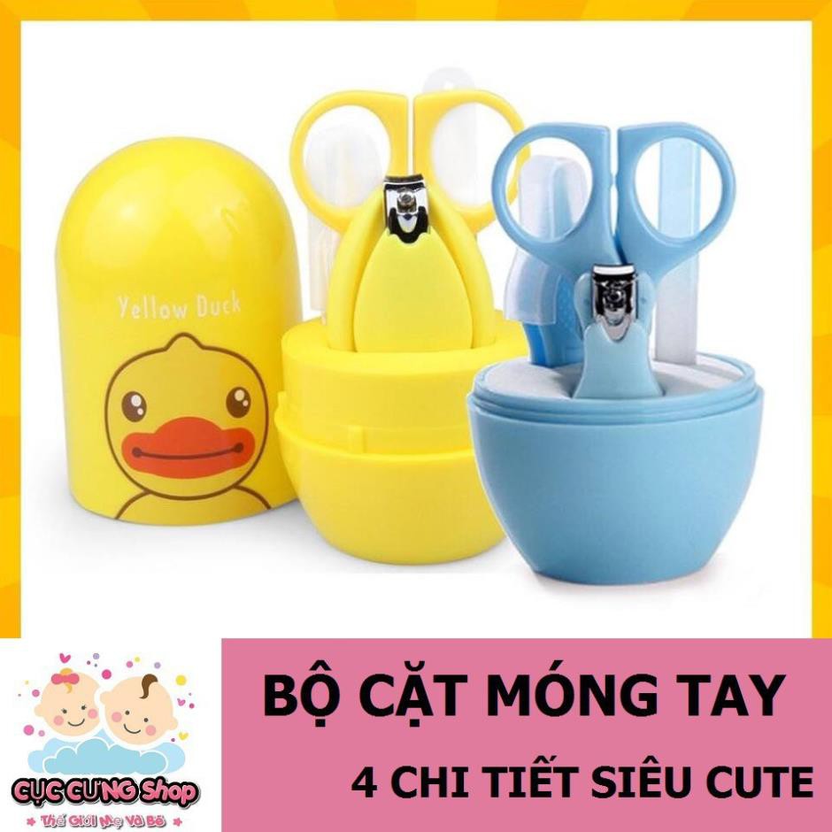 Bộ bấm móng cắt móng trẻ em 4 món siêu kute tiện dụng