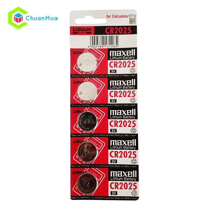 Pin đồng hồ Maxell CR2025, Pin Remote