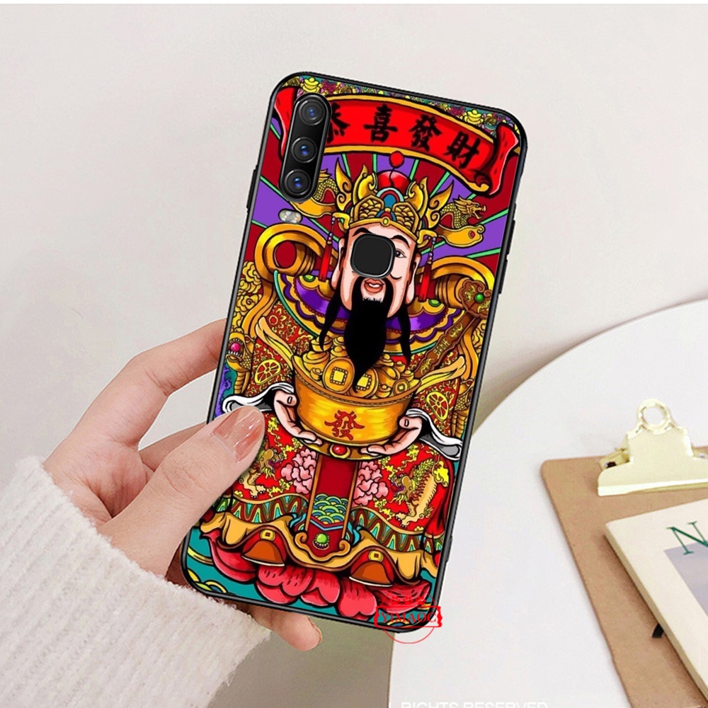 Ốp Điện Thoại Dẻo Họa Tiết Chú Mèo Thần Tài Cho Vivo Y5S Y11 Y11S Y12S Y20i Y20S Y20 Y30 Y17 Y12 Y15 Y19 Y20 Y21 Y33S Y21S 28Q