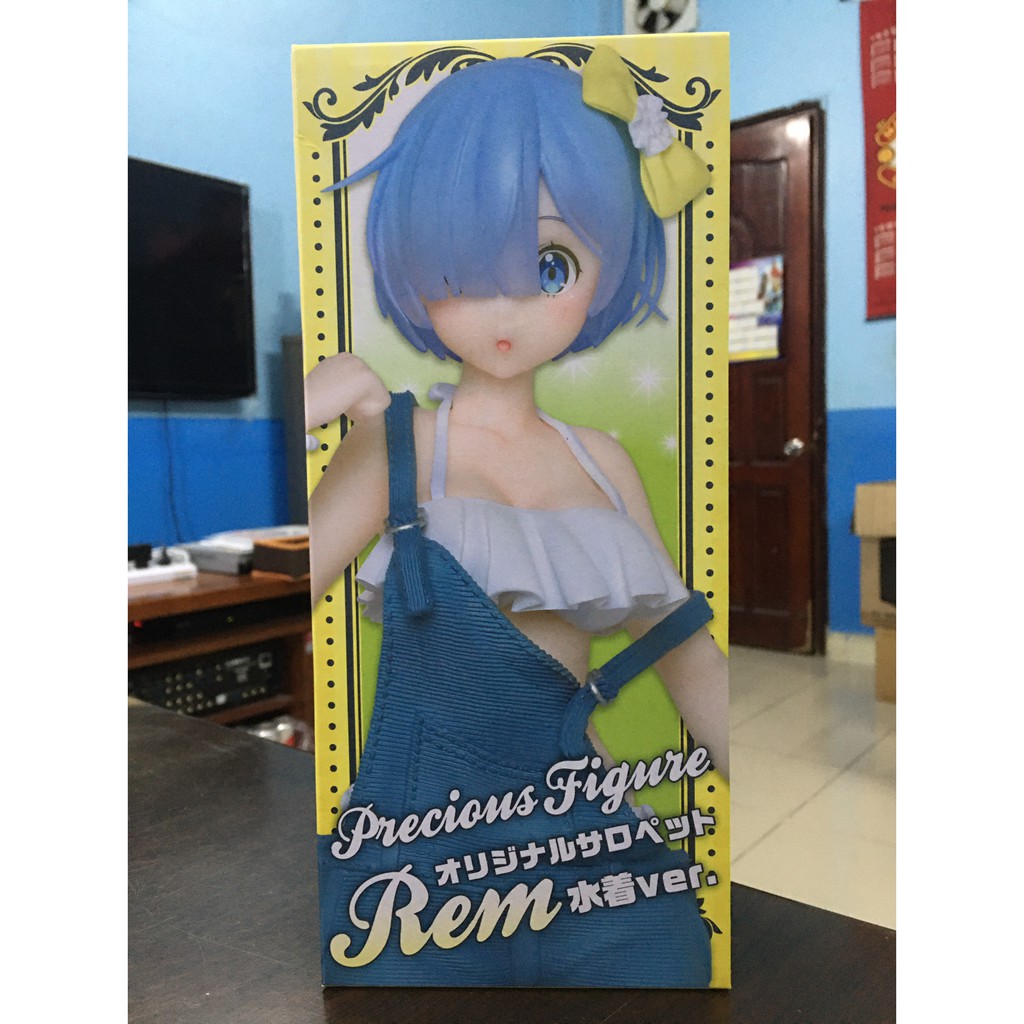 Mô hình Rem Precious Figure (Original Salopette Swimsuit Ver.) - Taito (Hàng Chính Hãng)