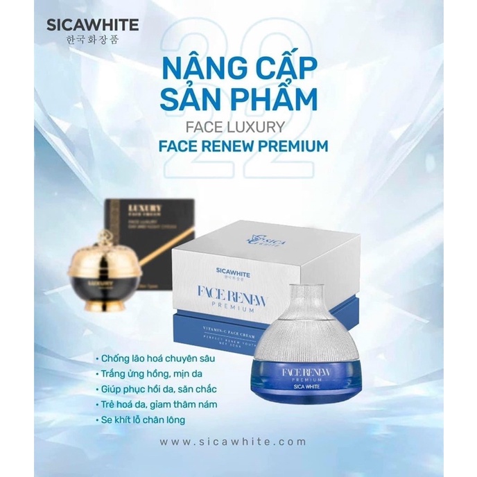 Face xanh   Sica White / trắng da ngừa lão hoá