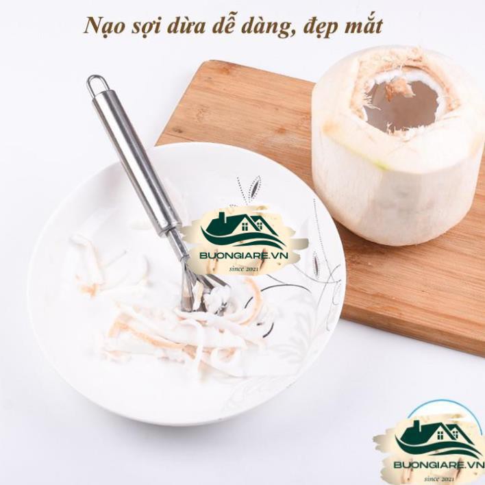 Dụng cụ nạo dừa, đánh vảy cá cầm tay bằng thép không gỉ siêu tiện lợi