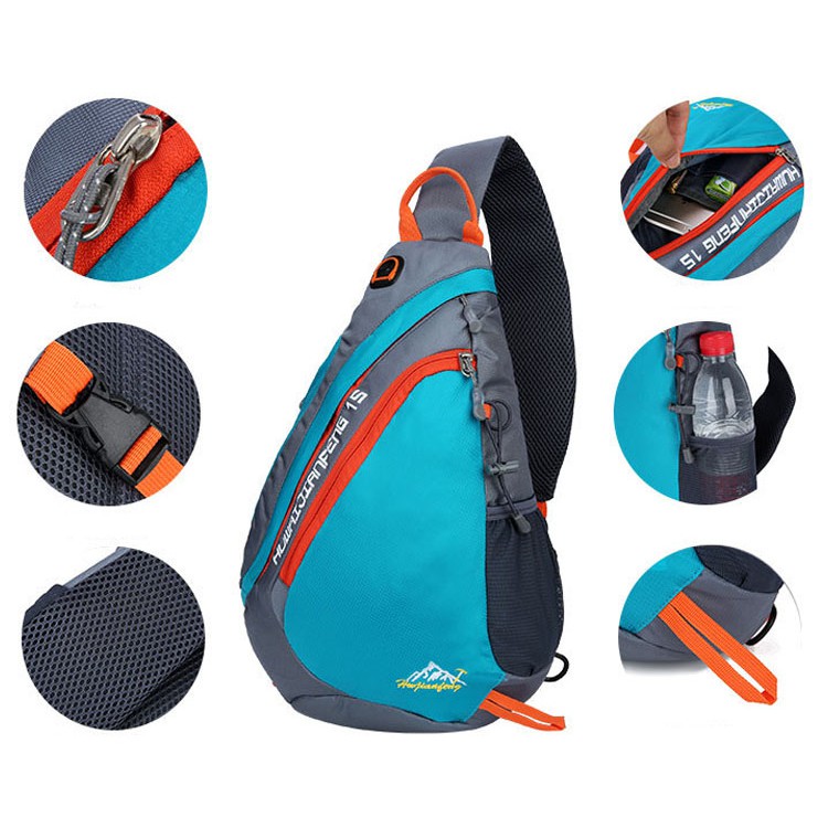 Túi Messenger đeo chéo 1 Quai thể thao chống nước cho Nam và Nữ