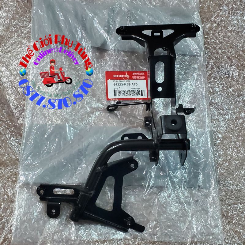 Gọng sắt đèn trước Vario 150  chính hãng zin mới - 64223-K59-A70