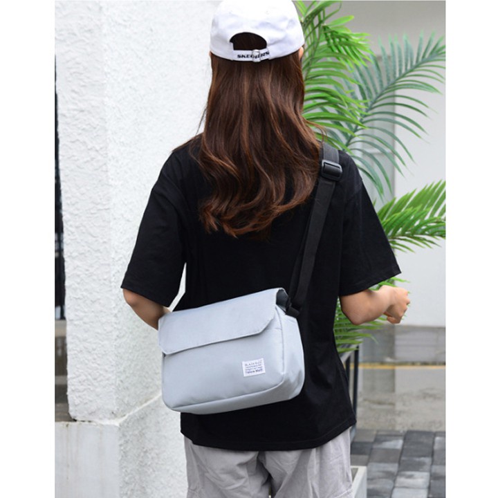 Túi đeo chéo nam thời trang vải canvas, túi chéo nữ unisex phong cách cá tính hàn quốc Qyana Store TX4