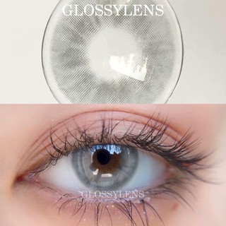 Kính áp tròng AVA GRAY không giãn | Lens 3tháng @glossylens.vn