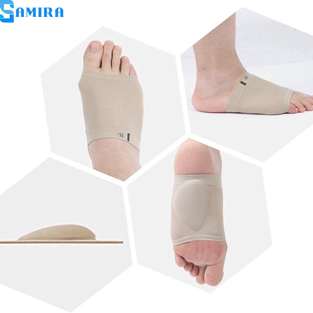 Tất vớ chỉnh hình tạo vòm bàn chân bẹt bàn chân phẳng lót giảm đau bàn chân vải cotton an toàn hiệu quả SA16