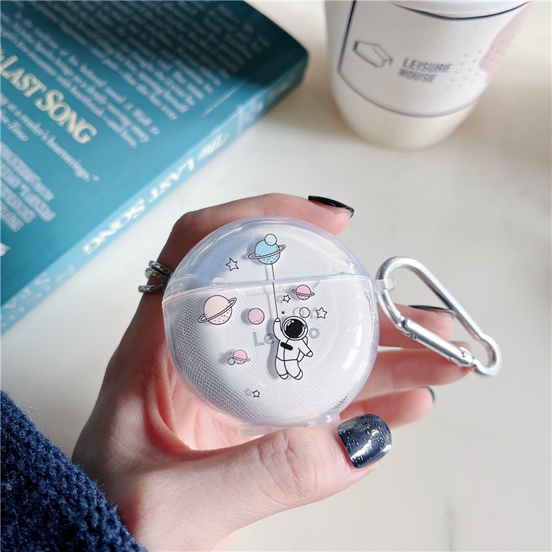 Vỏ Bảo Vệ Hộp Đựng Tai Nghe Trong Suốt In Hoạt Hình Spaceman Pro 6