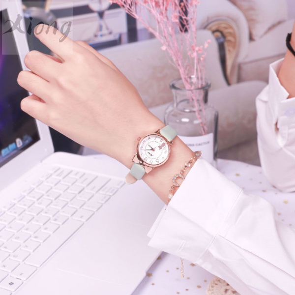 Đồng hồ quartz chống nước chống thấm nước thiết kế hoạt hình dễ thương phong cách Hàn Quốc dành cho nữ | BigBuy360 - bigbuy360.vn