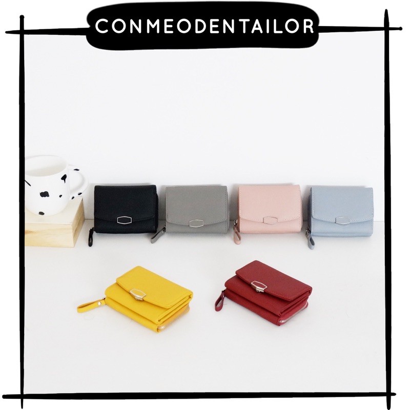 CONMEODENTAILOR Ví nữ mini MONO