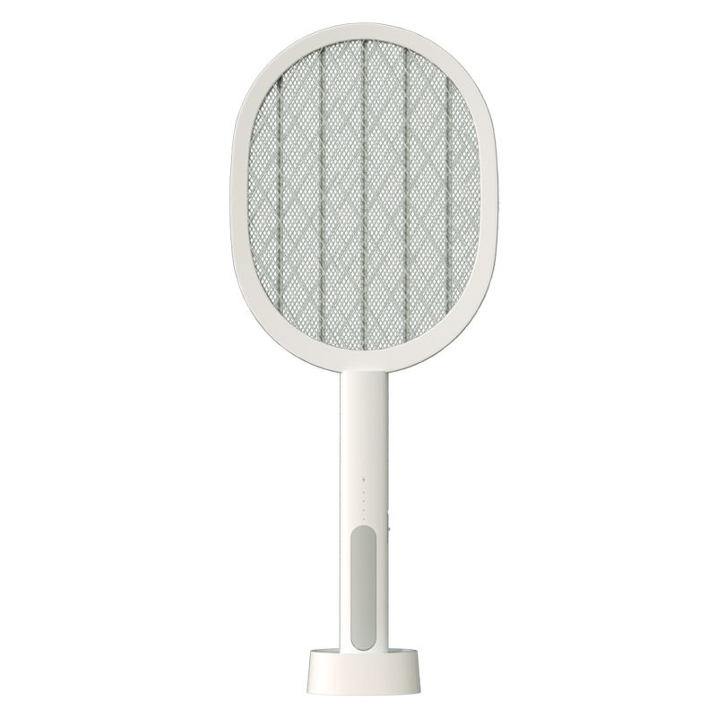 Vợt Diệt Muỗi 2 Trong 1 Tích Hợp Đèn LED Và Giá Đỡ Tiện Dụng