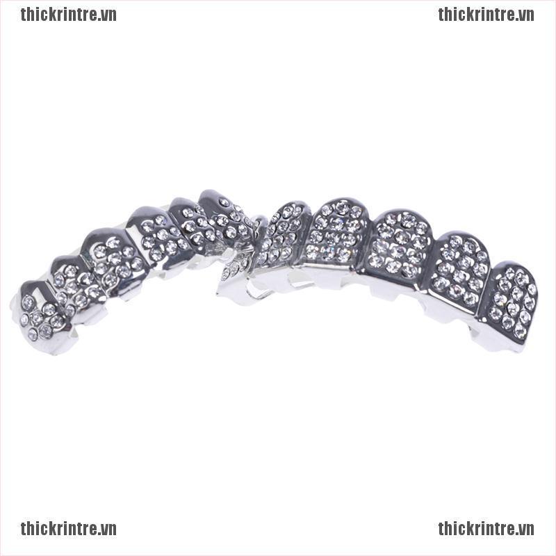 &lt; Hot ~ Mới &gt; Nắp Gắn Đáy Răng Kim Cương 6 Răng Phong Cách Hip Hop Joker Cho Bữa Tiệc