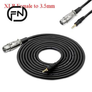 2.5m/8.2ft Microphone Cable XLR To 3.5mm Plug Condenser Audio Adaptor