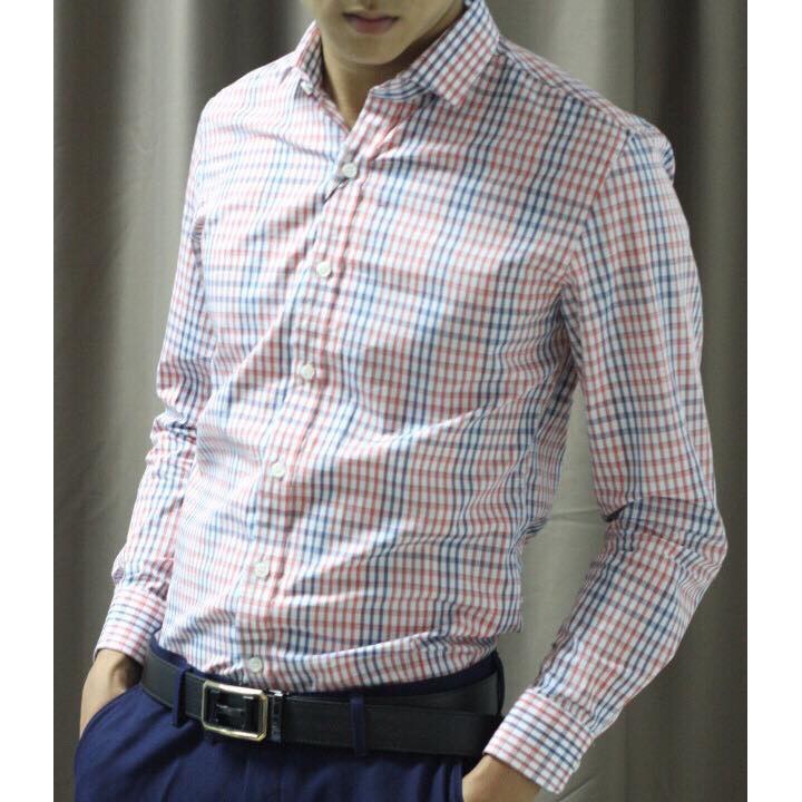 Sơ Mi dài tay nam kẻ ô đen to chất cotton đẹp dáng slim fit thích hợp với nhiều lứa tuổi | BigBuy360 - bigbuy360.vn