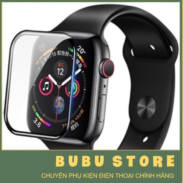 CƯỜNG LỰC DẺO FULL MÀN CHO APPLEWATCH- CONG 3D-BẢO VỆ FULL MÀN HÌNH CHO APPLEWATCH SIZE 38/40/42/44MM  - BUBU