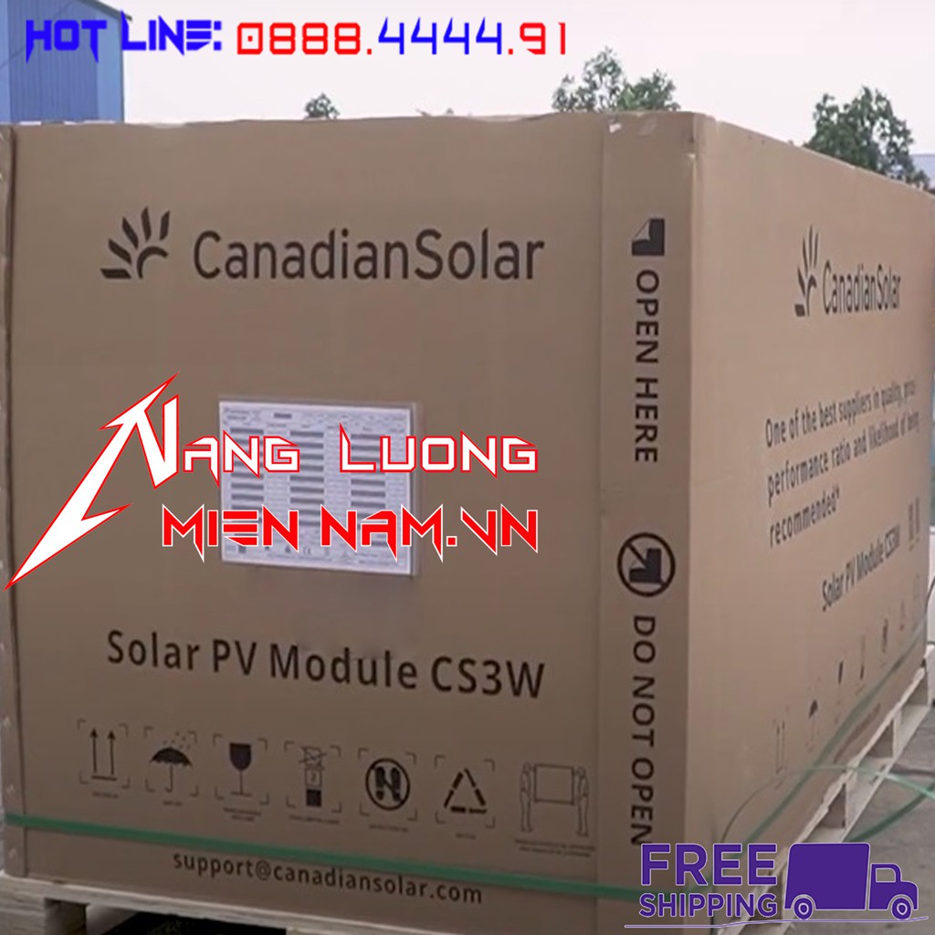 TẤM PIN NĂNG LƯỢNG MẶT TRỜI CANADIAN CS3U 445W mono - HALF-CUT CELL