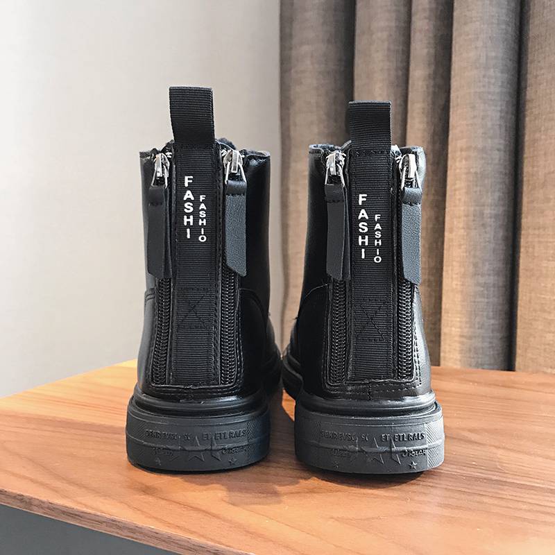 Giày Boot Cổ Ngắn Phong Cách Anh Quốc Thời Trang Thu Đông Mới