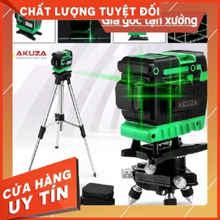 Máy bắn cốt, máy cân bằng laser, máy cân mực laze 12 tia xanh AKUZA  (Tặng kèm chân 1,2m)