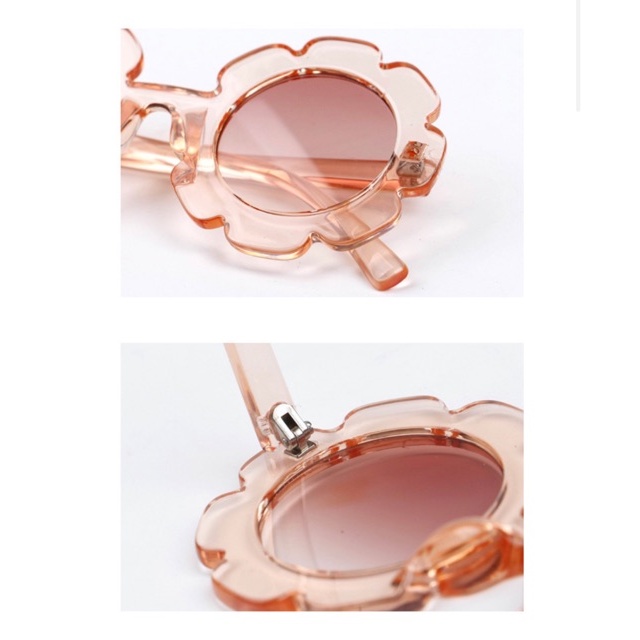 [TẶNG HỘP] Kính trẻ em UV400 hình bông hoa cao cấp