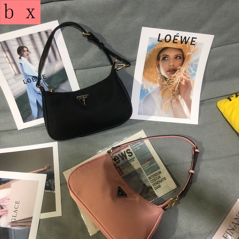 Túi Đeo Vai Kẹp Nách gues2021 Màu Sắc Kẹo Ngọt Phong Cách Mới Dễ Phối Đồ Thời Trang Cho Nữ