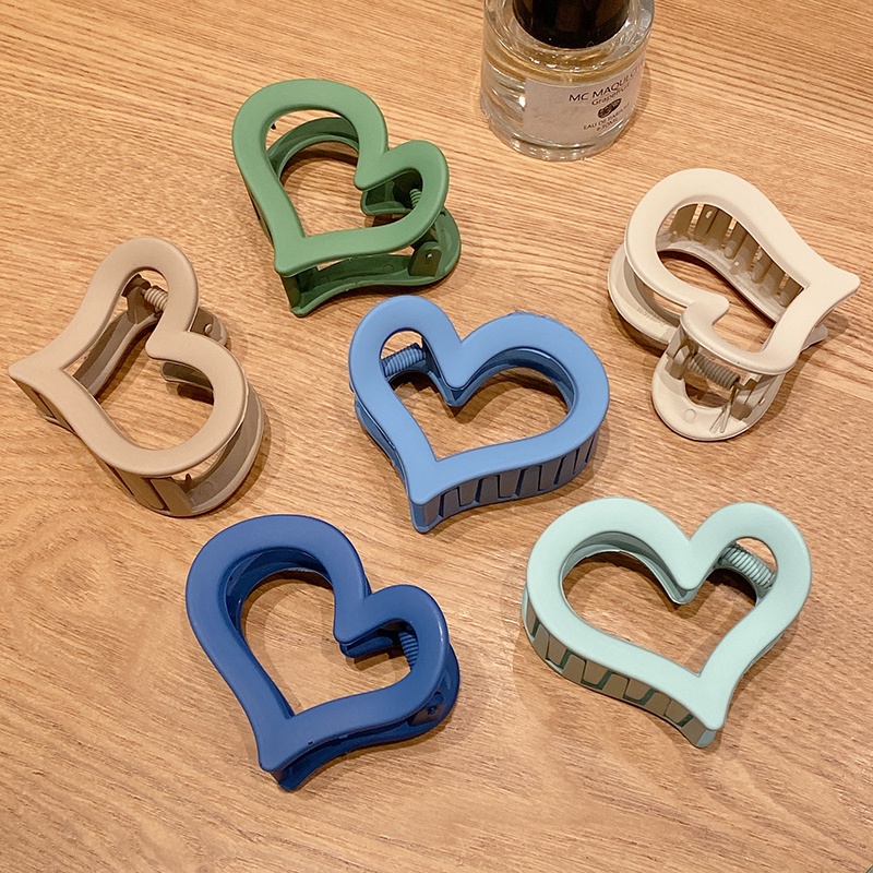 Kẹp tóc hình trái tim thời trang Hàn Quốc thanh lịch cho nữ