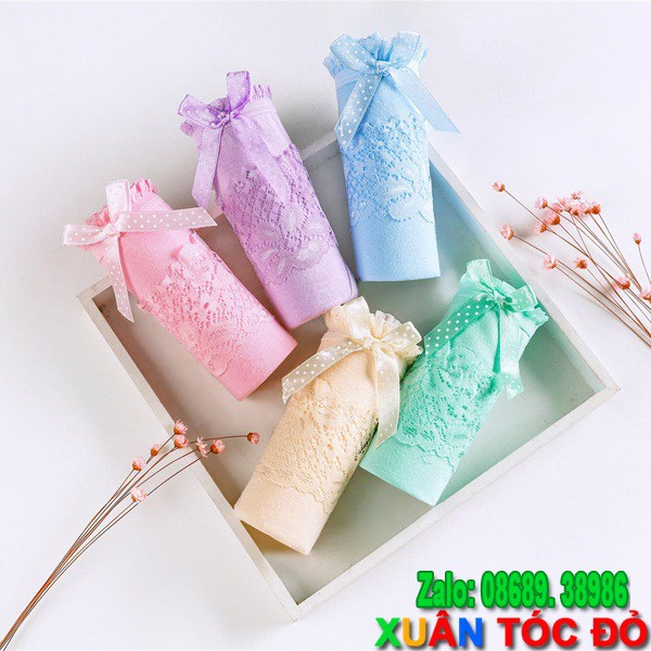 SỈ ZALO RẺ HƠN NHIỀU_ Quần Lót Nơ Hoa Ren Mới Đẹp M021