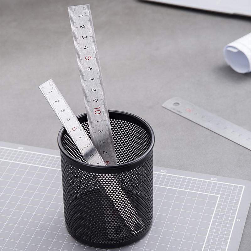 Thước đo hai mặt chính xác bằng thép không gỉ 15/20cm thước kẻ,thép thước,thước kẻ đa năng,thước kim loại