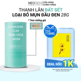 Thanh Lăn Đất Sét Giảm Mụn Đầu Đen Neogen Dermalogy Canadian Clay Pore Stick 28g
