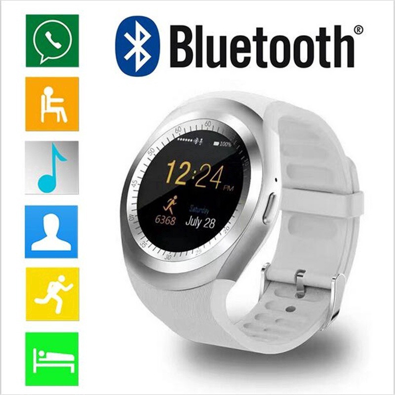 【COD】Đồng hồ thông minh Y1 smart watch smartwatch kết nối bluetooth đo nhịp tim định vị trẻ em nghe gọi camera gps