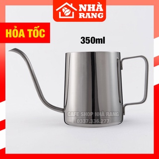 Bình rót pha cafe, bình cổ ngỗng 350ml bằng inox không gỉ | Cafe Nhà Rang