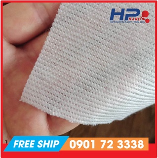 Vải Polyester phủ chống thấm, Lưới Polyester gia cố chống thấm sàn nhà, mái nhà, mái tôn khổ 10cm