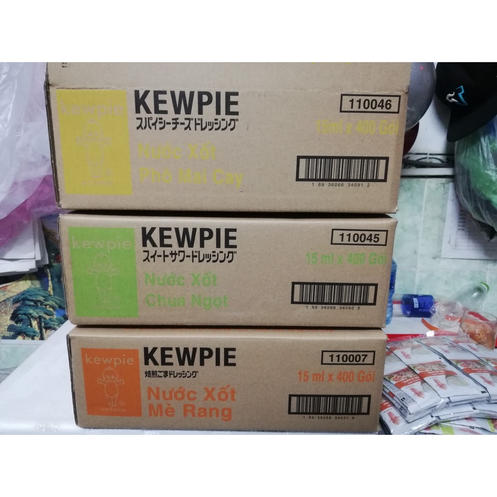 [40 gói x 15ml] Nước xốt mè rang [VN] KEWPIE Dressing Roasted Sesame (hty-hk5) | BigBuy360 - bigbuy360.vn