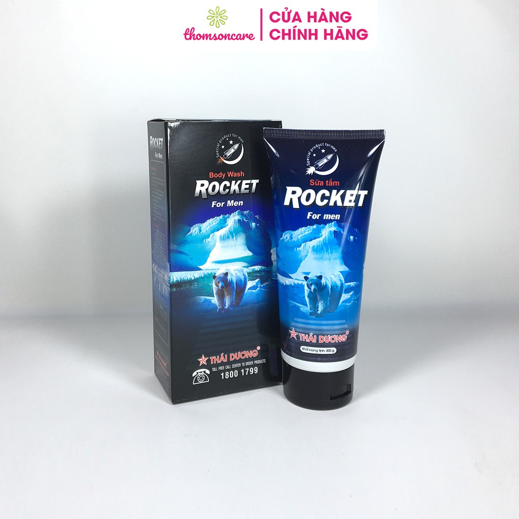 Sữa tắm ROCKET FOR MEN - Giúp hạn chế tắc lỗ chân lông, vấn đề về da, mụn trứng cá, ngứa da