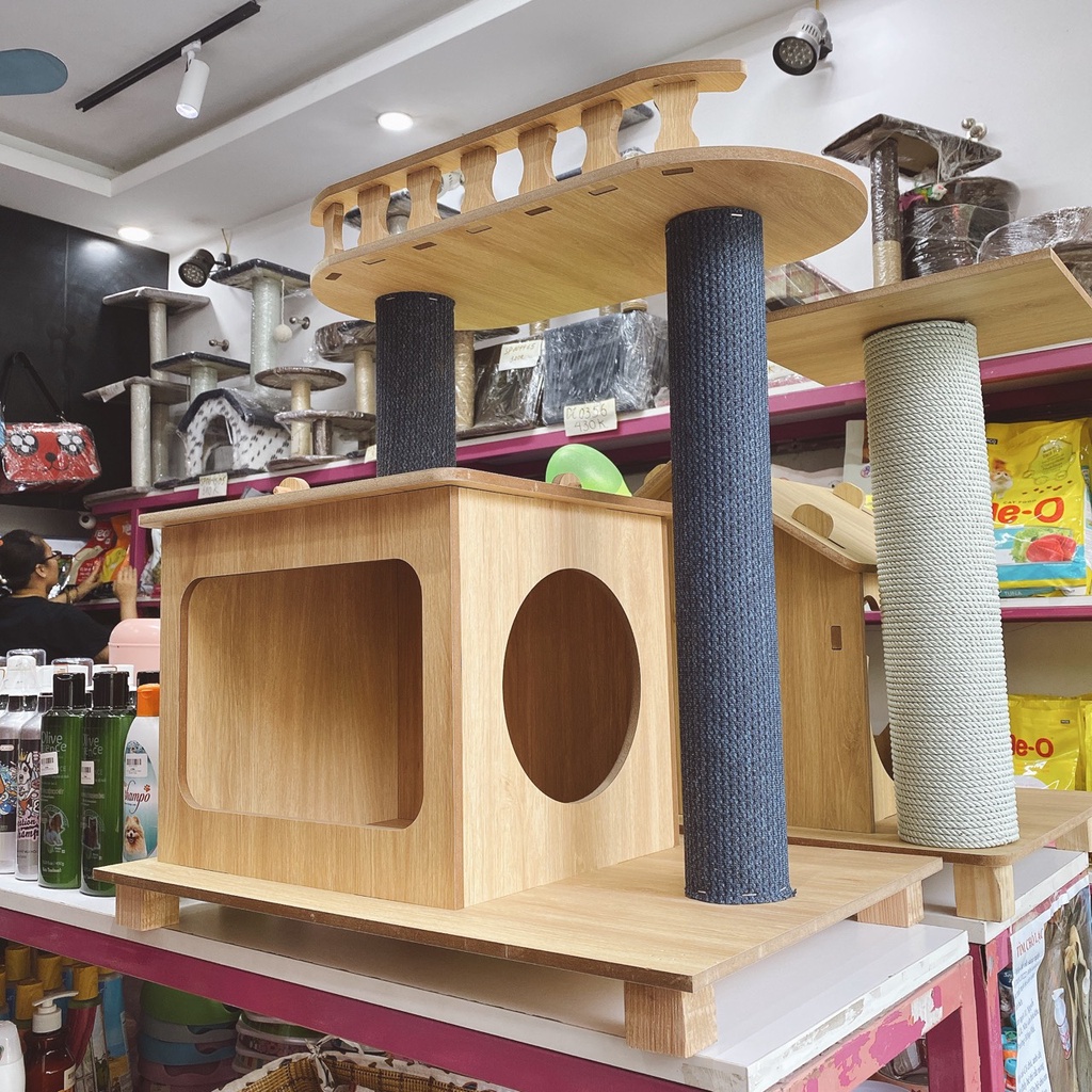 Nhà Gỗ Cho Mèo HP - 02