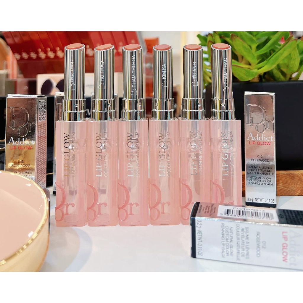 Son dưỡng DIOR Addict Lip Glow mẫu mới 2021, son dưỡng môi có màu tặng kèm túi hộp hãng, Lipstick Offical Store
