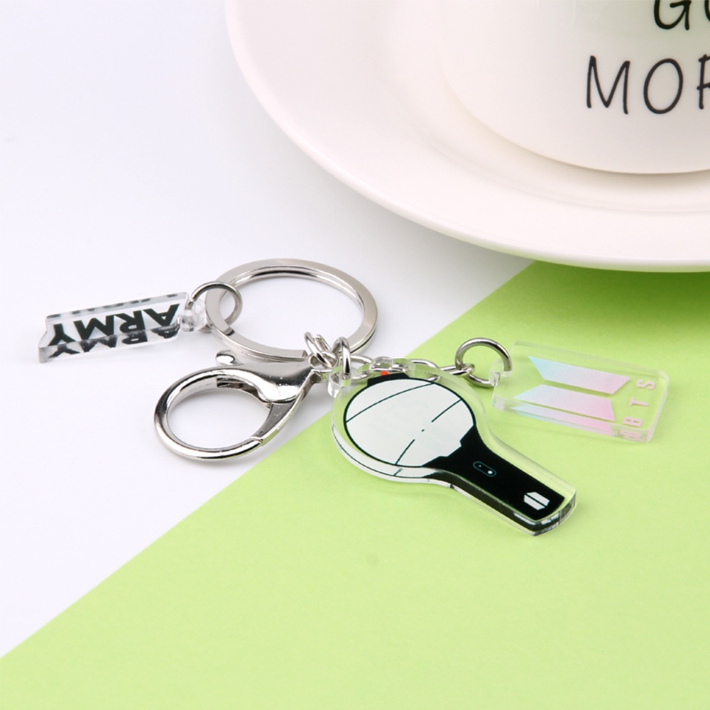 Móc Khóa Acrylic Hình Nhóm Nhạc Exo Got7 Twice Seventeen Dễ Thương