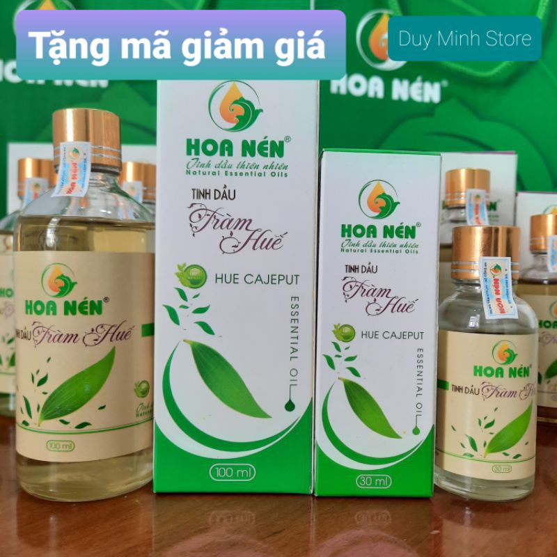 🌿🌿🌿 TINH DẦU TRÀM Hoa Nén 100ml [NGUYÊN CHẤT] - Phòng ngừa cảm cúm, ho, cảm lạnh - Đuổi muỗi 🌿🌿🌿