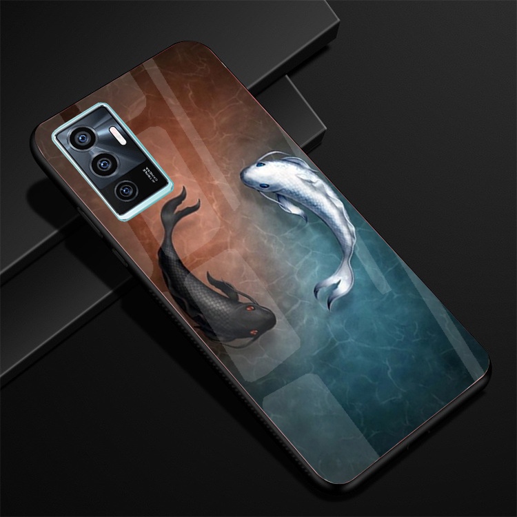 Ốp Lưng VIVO V23E mặt kính cường lực cao cấp thiết kế Độc Quyền