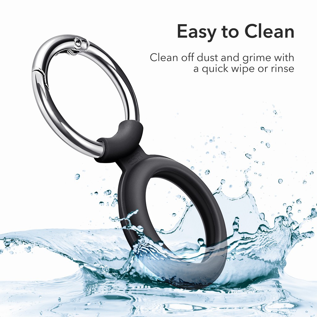ESR Cloud Silicone AirTag 2021 Keychain Case (2-Pack)