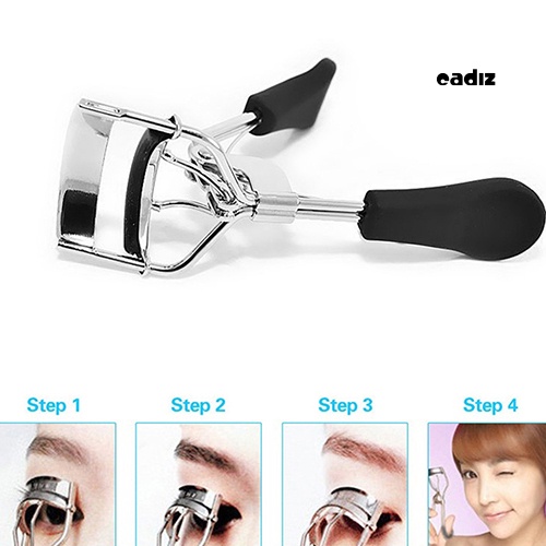 Dụng Cụ Bấm Cong Mi Thiết Kế Di Động Với Tay Cầm Màu Đen Cho Nữ