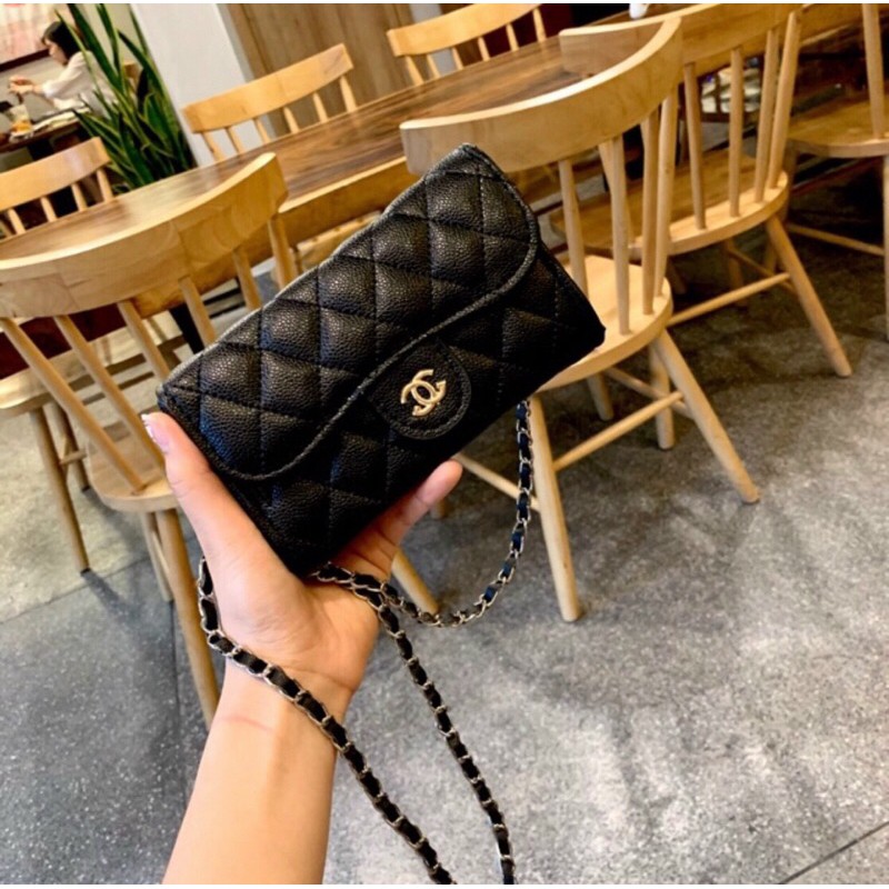 Túi ví đeo chéo nữ đi chơi đẹp da sần HEISE