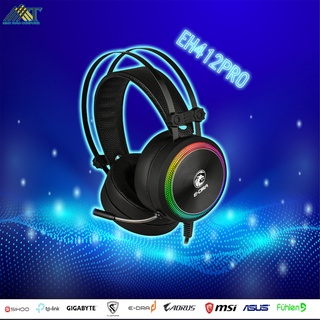 Tai nghe Gaming E-Dra EH412 Pro - Giả lập âm thanh vòm 7.1, LED RGB, Vành tai lớn - Bảo hành 24 tháng - Lỗi 1 đổi 1