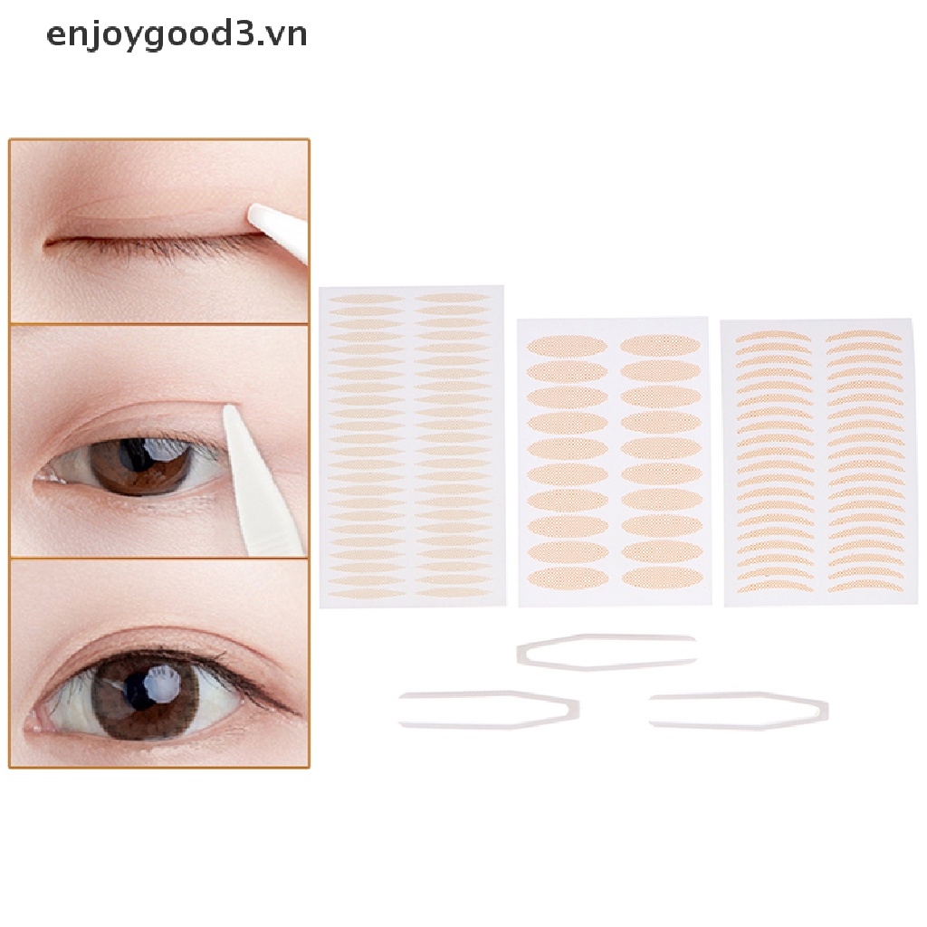 Set 200 miếng dán tạo mắt 2 mí kiểu ren lưới tàng hình