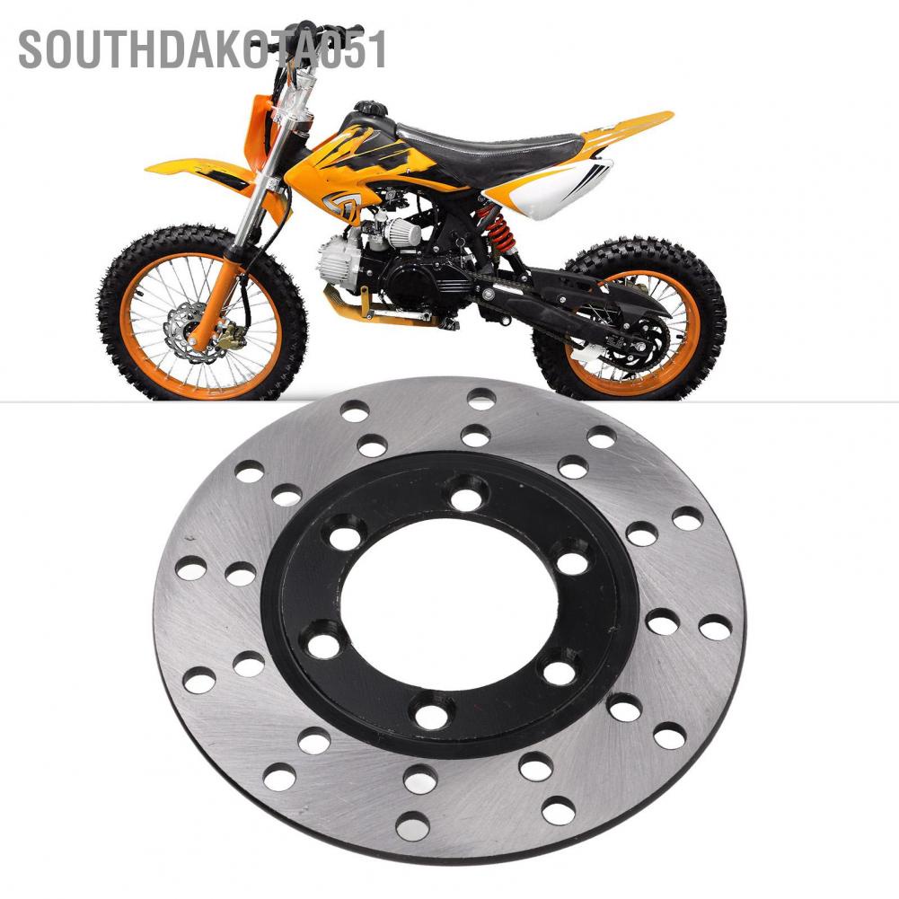 Southdakota051 130mm Front Brake Caliper Disc Rotor Metal Alloy Wearproof for 125cc 150cc Quad Dirt Bike ATV
