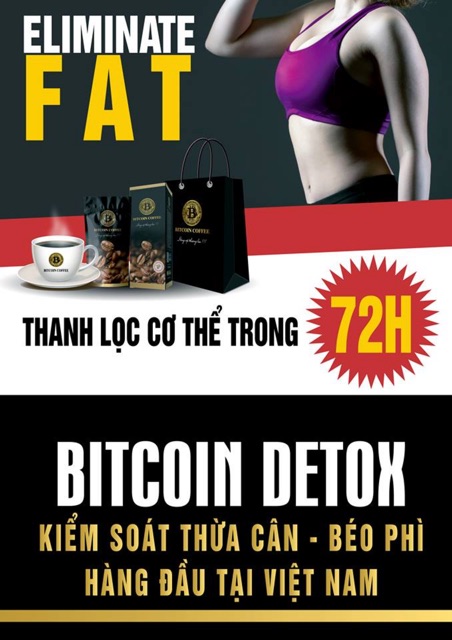 Detox cofee 500gr giảm cân thanh lọc cơ thể