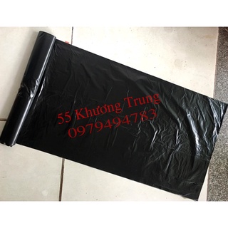 Túi nilon đen cuộn không quai