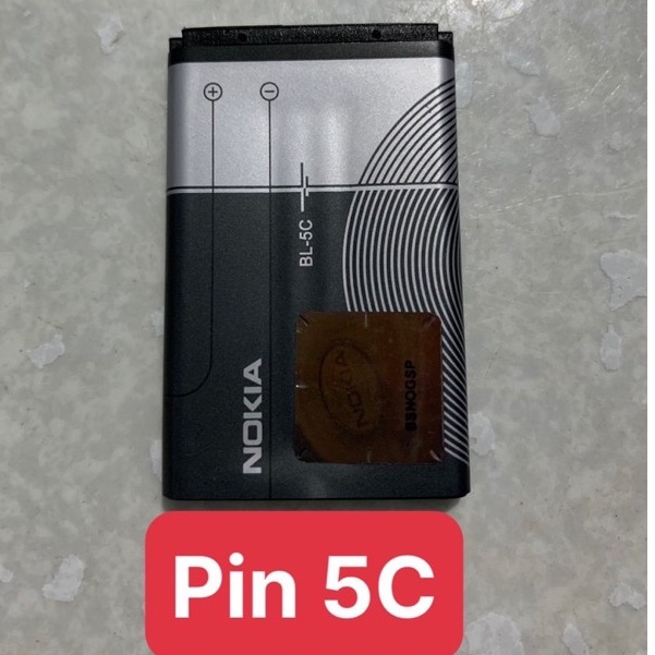 pin nokia bl-5c - loại zin 3 gân dung lượng cao bền bỉ bảo hành 6 tháng