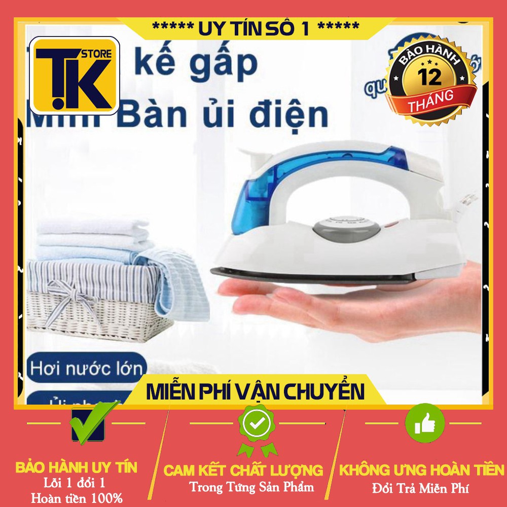 [Mã ELFLASH5 giảm 20K đơn 50K] bàn là hơi nước mini, bàn là hơi nước gấp gọn cầm tay du lịch . .